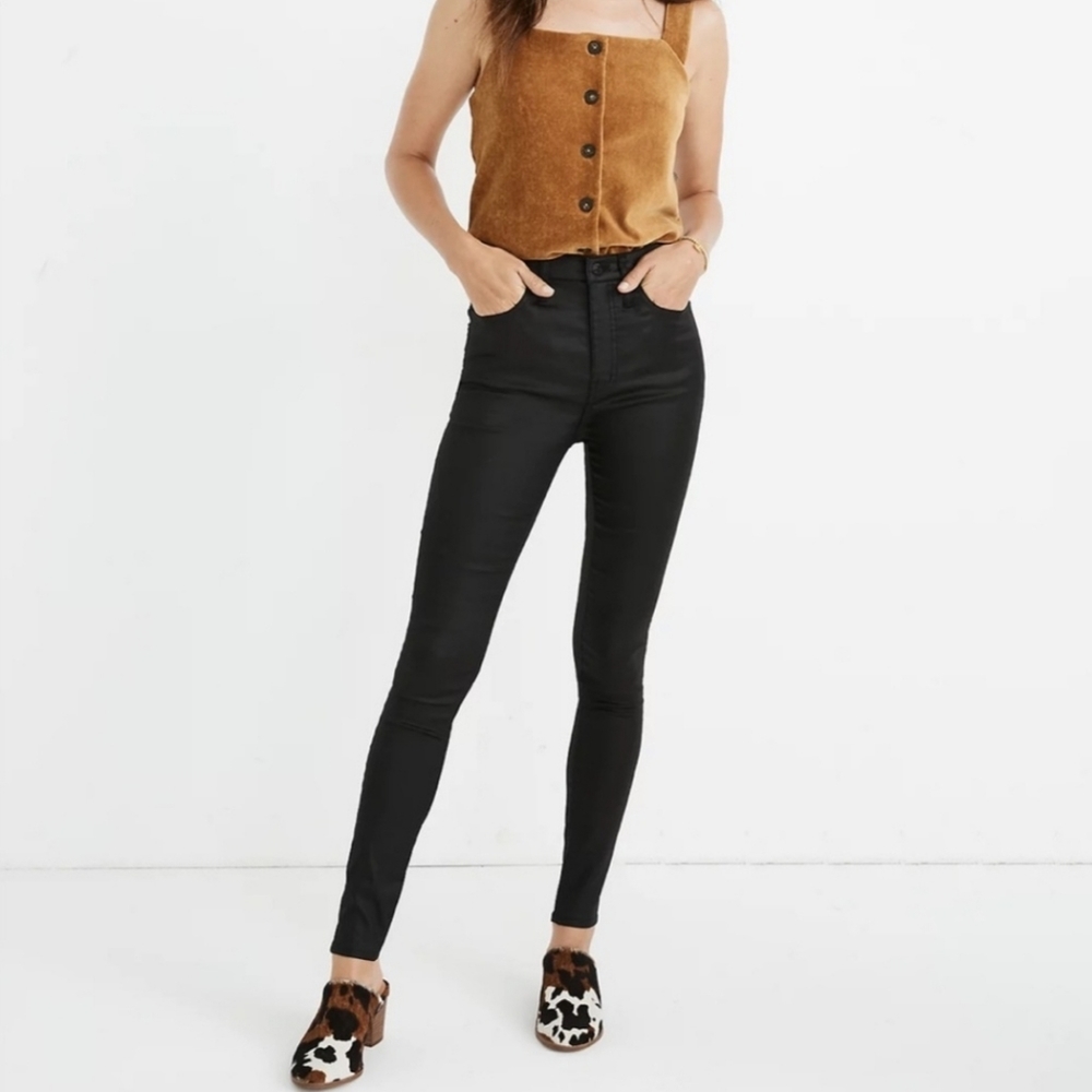 Madewell High-Rise Skinny Jeans in Black